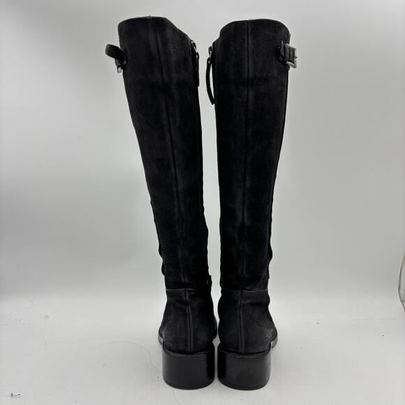 Roberto Del Carlo Suede Buckle High Boots Women's 38 Made in Italy - Picture 3 of 13